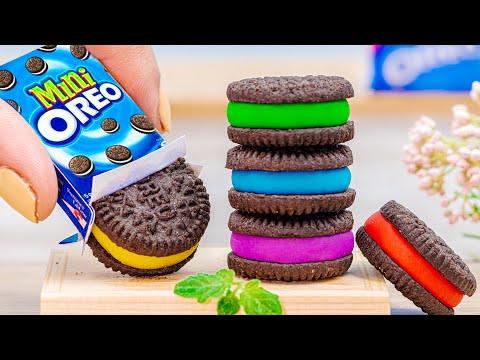 Amazing OREO Cake Decorating Ideas | Satisfying Miniature Rainbow Chocolate Cake Decorating