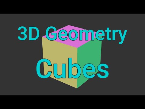 3D geometry - cubes