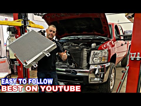 How To Remove and Install A Duramax Radiator!
