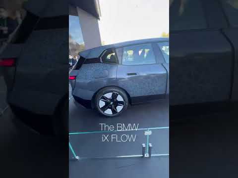 Your next color-swapping luxury EV car! #bmw #bmwix #bmwixflow