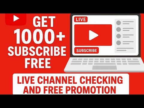 YouTube channel Pramotion!! live stream free youtube channel pramotion!! 💯 Subscriber.@tech.