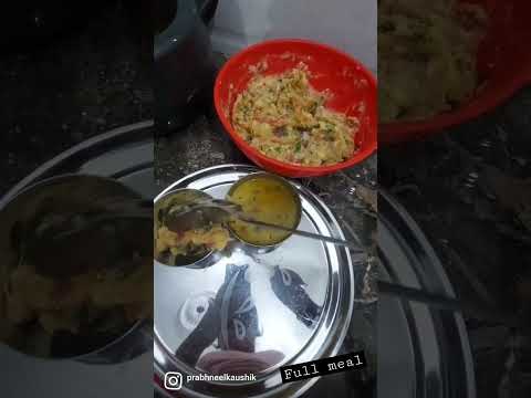 Full meal.. #lunch #daalchawalrecipe #foodie #cooking #love
