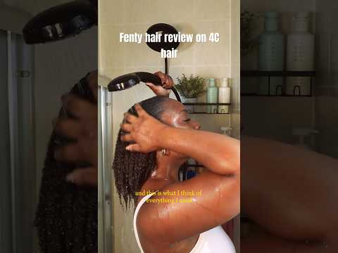 Fenty hair wash products on 4c hair  #fentyhair  #fentyhairreview #4cwashday #4chair  #naturalhair