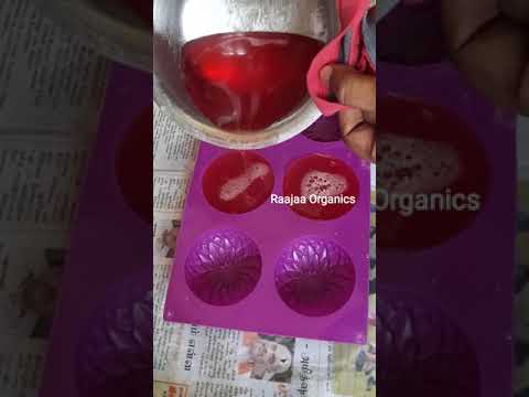 How to make redwine soaps at home| Hand-made soaps | Raajaa Organics | Jaarshi | Beauty care