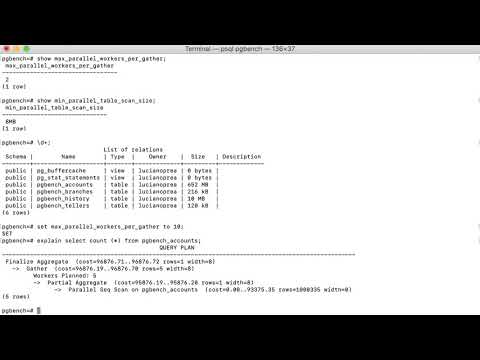 PostgreSQL Parallel Queries 12/12