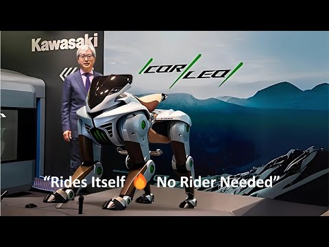Kawasaki's RIDING Robot Takes Mobility to the Next Level!