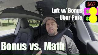 Lyft $50 Bonus Trap? (Uber vs Lyft 2026 Math) 🔋