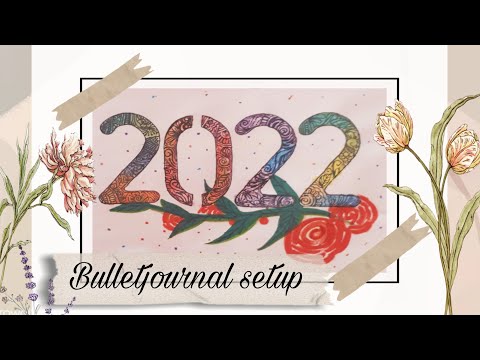 2022 Bullet Journal Setup Flip through || Plan with me || Minimalist Bulletjournal 2022 || Short ||