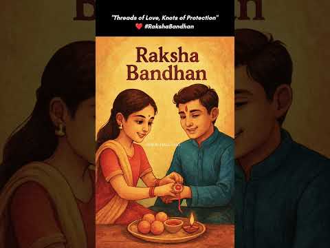 Happy Raksha Bandhan 2025 | Celebrating the Bond of Love Between Brother & Sister
