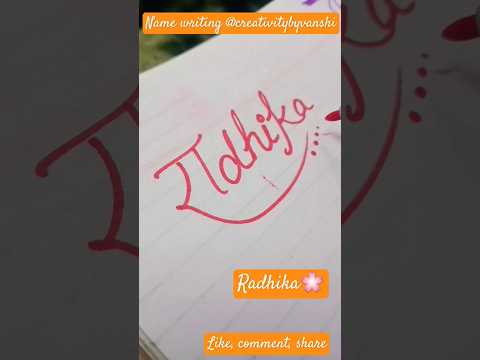 Names writing🌸#youtubeshorts#shortsfeed#ytshortsindia#ytshorts#nameswriting#shorts#easydrawingideas