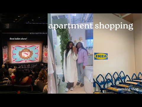 SHOPPING FOR MY NEW APARTMENT 🦋 Ikea shopping, sister time, ballet show, moving vlog
