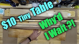 Scrap Wood Projects - $10 Tiny Table that Holds it All (Easy Woodworking Projects)