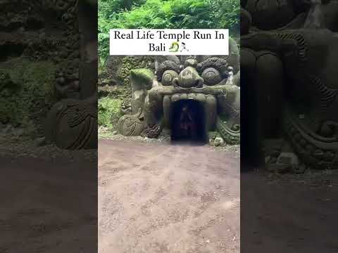 Real Life Temple Run in Bali | Tag your friends #templerun #templerunblazingsandsinreallife #shorts