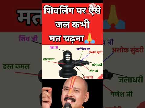 शिवलिंग पर जल चढ़ाने की सही विधि| #shiv #shorts #youtubeshorts #shortvideo #trending #satvikmann