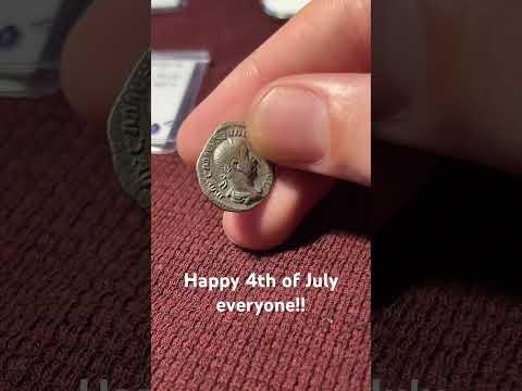 Ancient Coins on 4th of July!! 🇺🇸 #coincollecting #silver