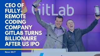 CEO of fully-remote coding company GitLab turns billionaire after US IPO  #shorts