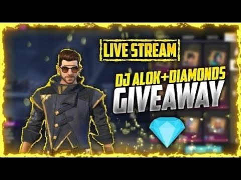 😁FREE FIRE LIVE 100 diamonds and alok giveaway with Mr Hyper God YT