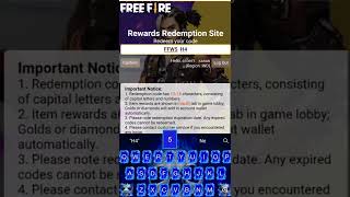 FREE FIRE REDEEM CODE TODAY | NEW REDEEM CODE FREE FIRE | FF NEW REDEEM CODE | FIRE FIRE NEW EVENT