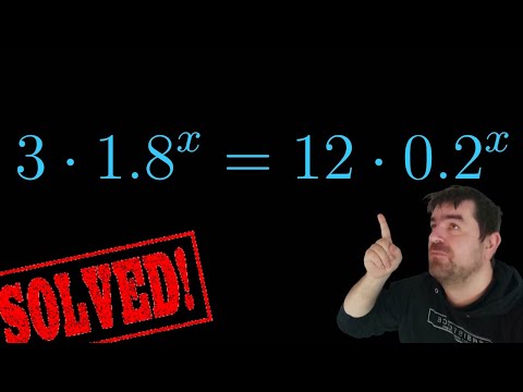 Solving STANDARD exponential equation for GCSE, highschool students and math olympiad