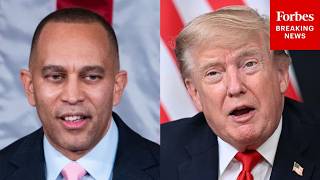 BREAKING NEWS: Hakeem Jeffries Holds Briefing After House Passes War Power Resolution