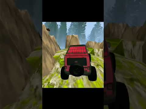 Will this Jeep cross the dangerous road ## OffRoad Legend game ##