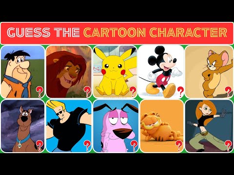 Only 1% Can Name These Cartoon Characters from Just a Glimpse!