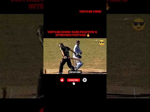 MS DHONI Rare Moments You’ve NEVER Seen Before! 😱 | Vintage Thala Era 🏏🔥#shorts