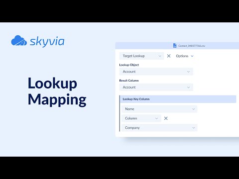 Data Integration. Lookup Mapping