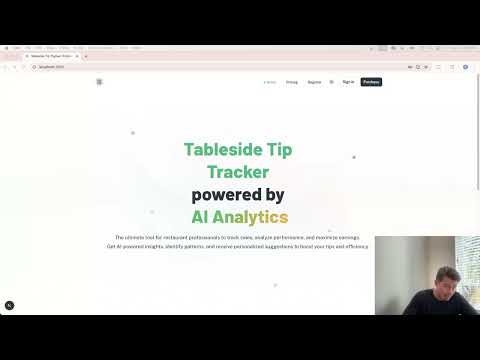 TableSide Tip Tracker App Build #24 – Be a Better Server, Earn More Tips, Know Your Numbers
