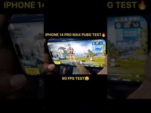iPhone 14 Pro Max pubg test |  iPhone 14 pro max pubg test 90 fps  #shorts #youtubeshorts