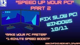 Fix Slow PC! Speed Up Windows 10/11 With Prefetch & Disk Cleanup | System Boost Part 2