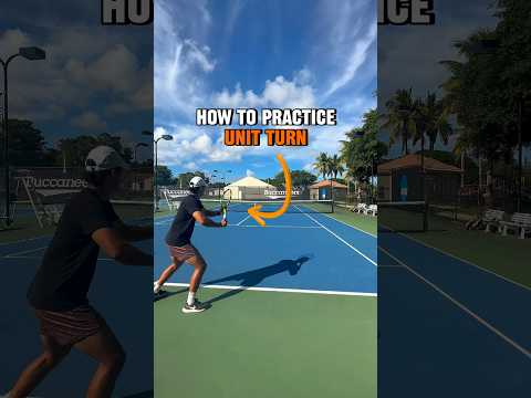 HOW to practice the “Unit Turn” for a better forehand