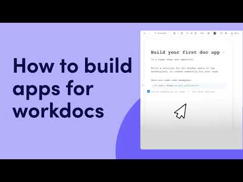 Build apps on monday workdocs | monday app developers