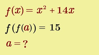 Can Grade 12 Solve This Functional Question {10×} Faster Than Me. 