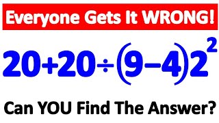 This Amazing Math Challenge Confuses Almost Everyone! 😵‍💫🧠