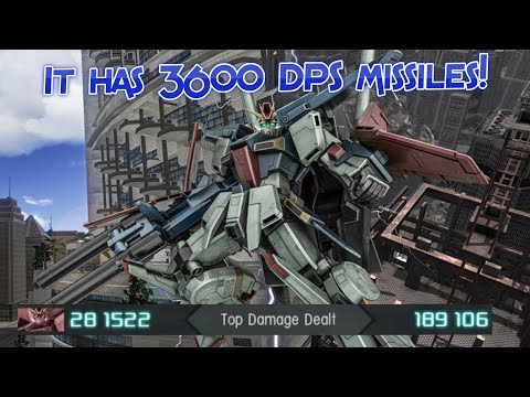 GBO2 Enhanced ZZ Gundam (Post-Buff): It has 3600 DPS missiles!