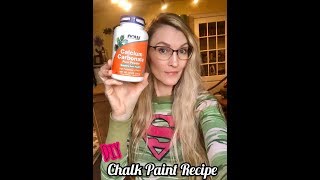 DIY Chalk Paint Recipe