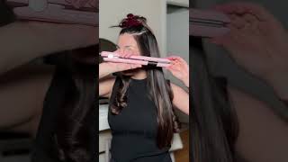 this is a reminder that hair straightener curls hold the longest ✨ #hair #hairstraightener