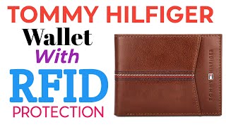 TOMMY HILFIGER Men Leather Wallet With RFID Protection