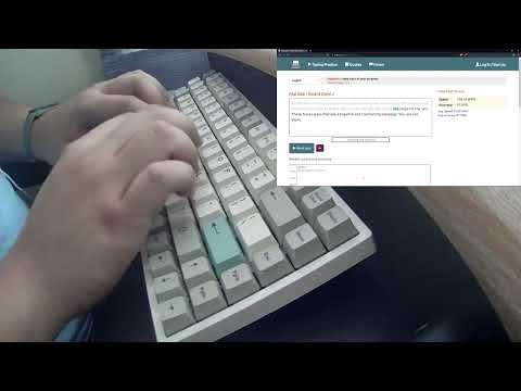 RK84 Custom Mechanical Keyboard | Feker Holy Panda Build | Typing Test