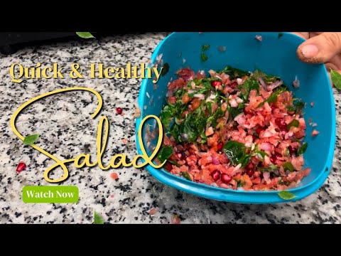 How to make quick and healthy salad #healthysalad #salad #healthy #weightloss