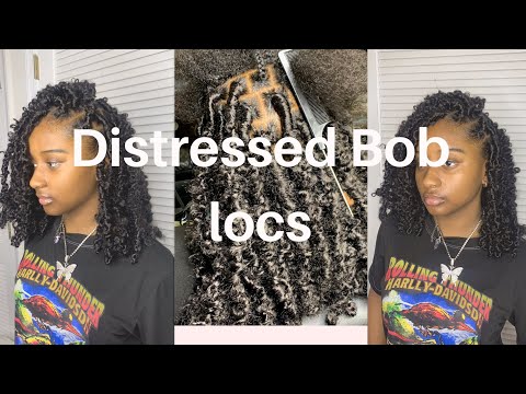 BUTTERFLY LOCS 🦋/ #DISTRESSEDBOBLOCS