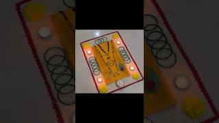 Sankranti decoration ideas at home| haldi kunku decoration| #makarsankranti #shorts