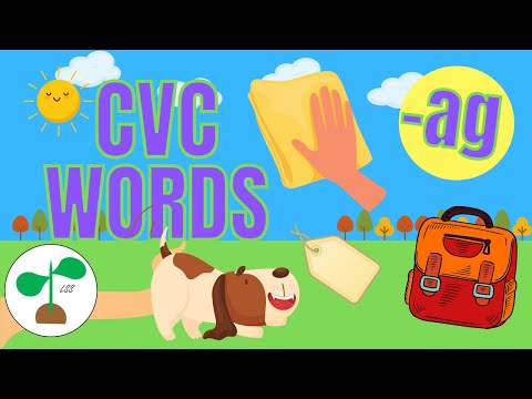 CVC Words | -ag Words | Consonant Vowel Consonant