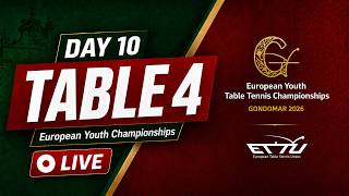 European Youth Championships 2026 | Day 10 | Table 4 | Session One