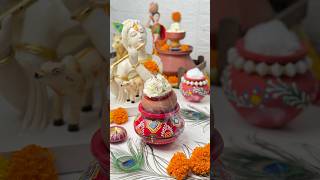 Last minute Makhan Mishri 🧈Janmashtami Special 🪈🦚#krishna #makhanchor #janmashtami #shorts