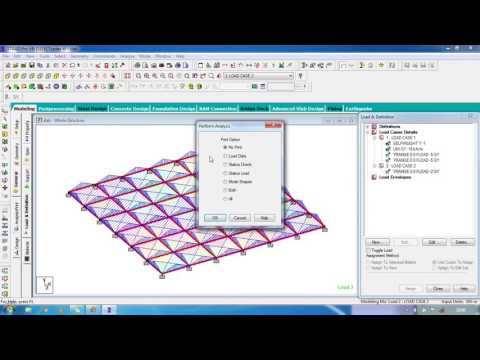 STAAD Pro Tutorials - RCC Slab Design ( Day 7 ) ( Civil Engineering )