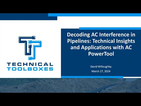 Webinar: AC Mitigation in Pipelines Technical Insights & Applications with AC Interference Software