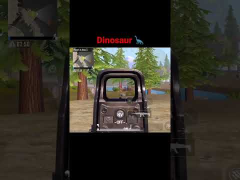 Enemy Down from Running Dinosaurs 🦖 #pubgmobile #short #lazaz
