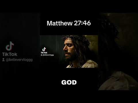 My God, my God, why have you forsaken me? A cry that echoes through eternity.#Jesus #God #Faith